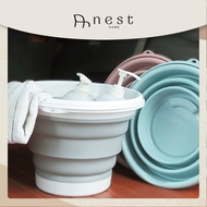 🇸🇬NestHome🇸🇬 Utano Collapsible Foldable Pail Bucket - 5L 10L / Kitchen / Bathroom / Car wash / fishi