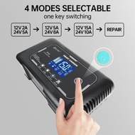 HTRC 15 安培車用充電器 12V15A 24V10A 鉛酸電池（AGM、Gel、SLA）鋰鐵電池 LiFePO4 涓流充電器  qqsckp HTRC 15-Amp Car Charger 12