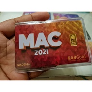 1 gram Gold Bar KAB MURAH READY STOK