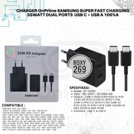 Samsung 35W 35 Watt Super Fast Charge Charging Charger OriginalOriginal S24 S25 S23 S22 S21 Z Flip F