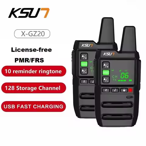 KSUT GZ20 Walkie Talkie 2 PCS Included FRS/ PMR446 Radio Comumicador Station Receiver Portable Wirel