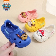 Wang Team Summer Children Cartoon Hole Shoes Slip-On EVA Male Female Baby Baotou Beach Shoes Sandals PAW Patrol Slippers Boys Girls