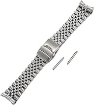 316L Stainless Steel Solid Curved End Jubilee Watch Band Bracelet Strap Fit For Seiko SKX007 SKX009 Watch