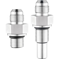 EVIL ENERGY 6AN Male Flare to 1/4" NPSM Fitting, 4L80E Transmission Cooler Line AN Fittings, Aluminu