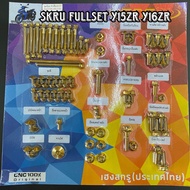 🇹🇭🔥SKRU FULL SET Y15ZR Y16ZR HENG ORIGINAL🔥🇹🇭 SKRU TITANIUM STEEL GOLD  Y15  ORIGINAL COMPLETE SET S