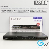 DENN DVD-94HUK KARAOKE DVD PLAYER (WITH MIC INPUT & KEY CONTROL) FREE HDMI Cable