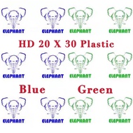 COD High Quality (Elephant Brand) 20x30 HD Plastic for Mineral Water Station and Laundry Station