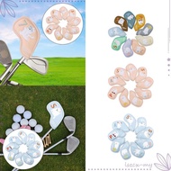 [LszcxMY] 9x golf club cover set, golf club head cover, water-repellent, fashionable,