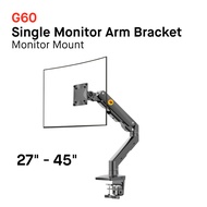 G60 Monitor Stand, Monitor Bracket, 27 - 45" Monitor, International VESA Compatible, North Bayou NB