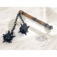 Vintage Medieval 16th Century Chin Ball Iron Spike