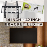 Gantungan TV Bracket Breket Braket TV Led Fix LCD LED TV 14" - 42"Inch
