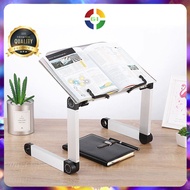 (GI) Book Stand Aesthetic Reading Shelf Bracket 360 Degree
