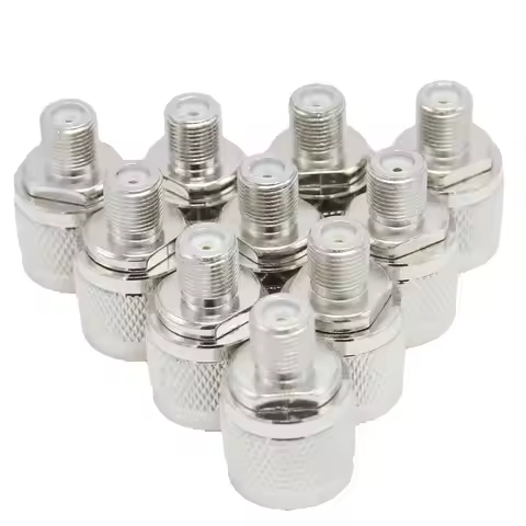 L16 N Type To F Type Coaxial Connector For Satellite TV Mobile Phone Signal Amplifier Conversion Con