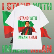 oversize T-shirt I STAND WITH Imran Khan Printed  Cotton t-shirt s-5xl