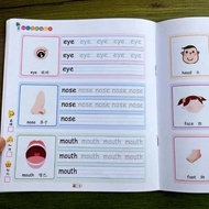2 BooksChildren Alphabet Tracing Book ABC English Writing Preschool Calligraphy Copybook Kids Exerci