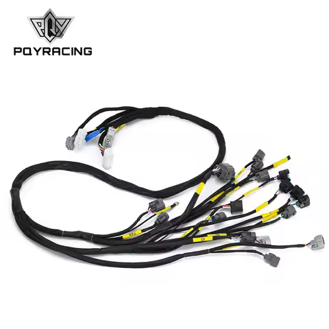 Tucked Engine Harness For 92-00 Honda Civic Integra B16 B18 D16 EK EG EM Engine Motor Wiring Harness