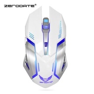 ZERODATE X70 DUAL-MODE GAMING MOUSE 2400DPI (WHITE)