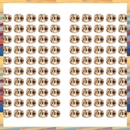 [L M Q N] 100Pcs M3 Thread Knurled Brass Threaded Heat Set Heat Resistant Insert Embedment ,M3X5X4,f