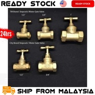 [100%ORIGINAL] TM Brass Stopcock Water Gate Valve