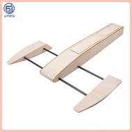 RC Speed Boat Wooden Sponson Outrigger Shrimp Speed Boat Model Kits Radio Remote Control Speedboat