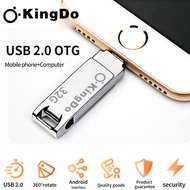 ซื้อ 1 แถม 1 kingdo 32gb OTG USB 2.0 Ultra Dual Drive 32GB USB Flash Drive หน่วยความจำ Pendrive U Disk สำหรับ PC และ Android Phone Tablet