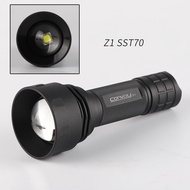 Original Convoy Z1 Zoomable Flashlight With SST70 LED Camping Hiking Light