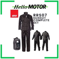 GIVI RAINCOAT RRS07 BAJU HUJAN GIVI RRS 07 FULL SET RAIN SUIT BAJU HUJAN FULL SET GIVI GV BAJU HUJAN