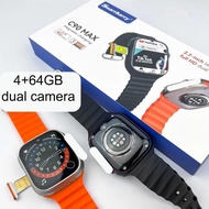 Smart watch with SIM card solt WIFI dual camera 4G SIM card phone call watch C90 MAX S9 ULTRA 2 watch WIFI GPS video Android PK DW88 DW89 4g ultra smart watch JTXD