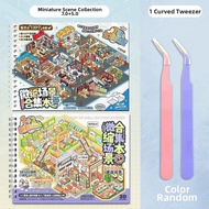 Diorama Stickers Miniature Decoration Cartoon Decals