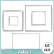 [astarit]Square Shape Embroidery Frame DIY Craft Cross Stitch Needlework Sewing Hoop