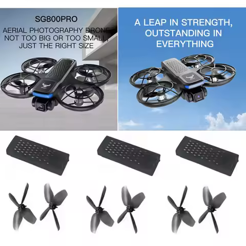 SG800 PRO Drone Blades 3.7V 1000MAH Battery For SG800 Screen Drone SG800 Drone Battery Blades SG800 