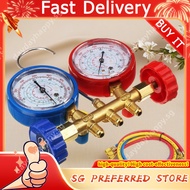 Manifold Gauge With Connector Refrigerant Device Pressure Gauge Refrigerant Filling Device High-prec