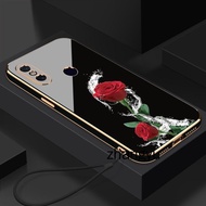 Rose Flower Casing for Xiaomi 11T Pro 11 Lite 5G NE Xiaomi 10T Pro 10 Pro 10 Lite Zoom Xiaomi 9T Pro Xiaomi 8 Phone Case Ultra-thin Electroplating Smooth Phone Cases Shell Cover