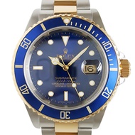 R Rolex Rolex Submariner Series Automatic Mechanical Swiss Men's Watch 16613 Golden Blue Rolex