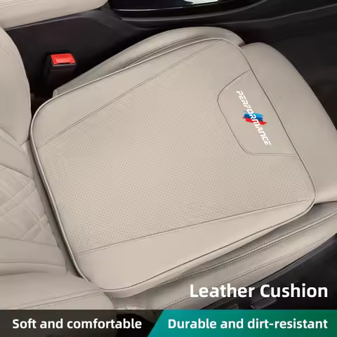 2025New Car Seat Napa Leather Material Refreshing Cushion Height increasing Mat For B-MW Performance