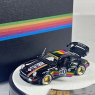 PORSCHE RWB 964 BLACK APPLE LIVERY (FULLY OPENABLE) PGM 1/64 MODEL CAR