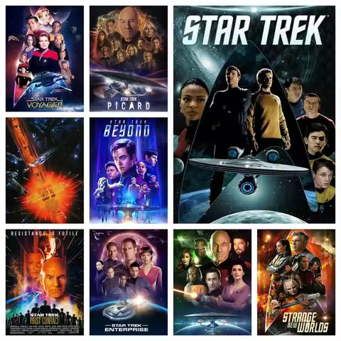 Star Trek Diamond Painting Cross Stitch Embroidery 5D DIY Art Full Drill Mosaic Room Decor Pixel Hob