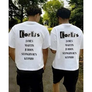T-shirt with names of members of the group Cortis Men and Women Unisex Cotton Round Neck
