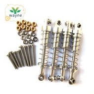 4Pcs  Damper for  C14 C24 MN D90 D91 D99S RC Car Accessories,Silver