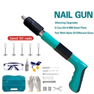 Manual Steel Nail Gun heavy duty Gun Cordless Tufting Gun Rivet Tool Ceiling Artifact Concrete Wall 