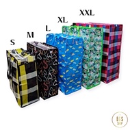( Random  ) S-XXL Size Beg Guni Laundry/ Zip Bag/ Laundry Bag/ Packing Bag/ Multipurpose Bag
