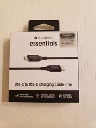全新未開封 Mophie essentials usb-c 60W 充電線