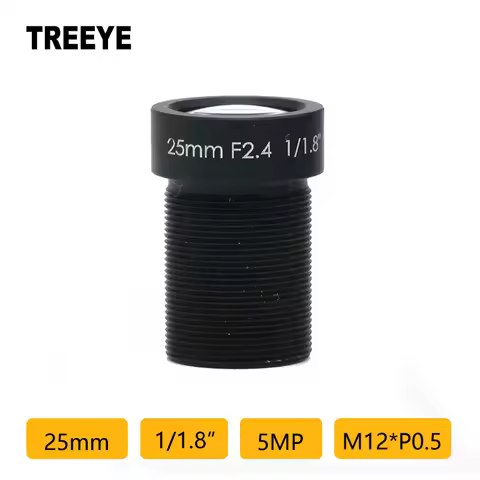 HD 5MP 25mm Lens 1/1.8" M12 Lens CCTV Lens IR Filter 650nm / 850nm optional Action Sports Camera Dro