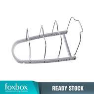 (Clear Stock) FOXBOX Kitchen Cabinet Pan Pot Lid Storage Organizer Rack