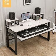 多功能音樂工作室桌  簡約現代琴桌電鋼琴錄音棚工作臺音樂桌編曲鍵盤調音桌家用琴架