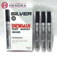 Spidol Snowman Silver Marker Permanen