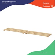 [HOME] Hejne AMBAL contains 2 pcs, size 77x28cm, wooden shelf, cupboard shelf, wooden cupboard - BB