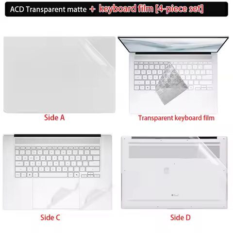 For ASUS Zenbook S16 S14 2026 Body Film UM5606G/UM5606W Laptop Skin Sticker UX5406A/UX5406S Transpar