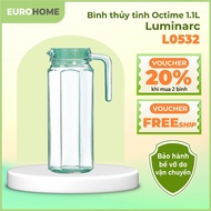 Luminarc Octime Ice Green glass bottle L0532 - 1.7L