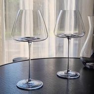 Bordeaux Burgundy Red Wine Glass - Transparent, Lightweight Glass, Giraffe Wine Glass, Large Capacit
